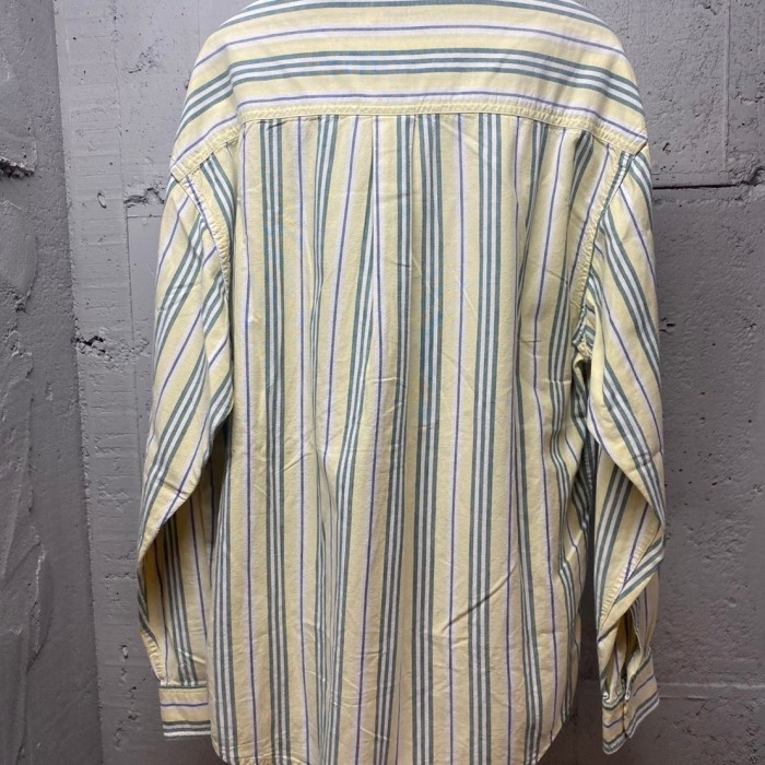 80's vintageL.L.BEAN ストライプ　ボタンダウンシャツ　BD   SS048 | Vintage.City 빈티지숍, 빈티지 코디 정보