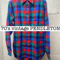 70s vintage ペンドルトン　マルチカラー　チェック　ウールシャツ SS012 | Vintage.City 古着屋、古着コーデ情報を発信