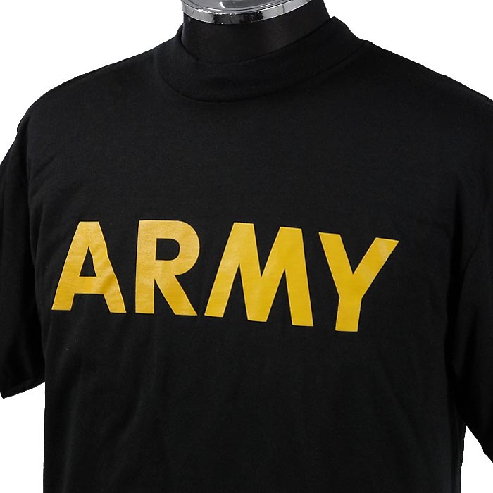 アメリカ軍 U.S.ARMY ブラック 後期型 APFU トレーニングTシャツ USED T45BU- | Vintage.City 古着屋、古着コーデ情報を発信