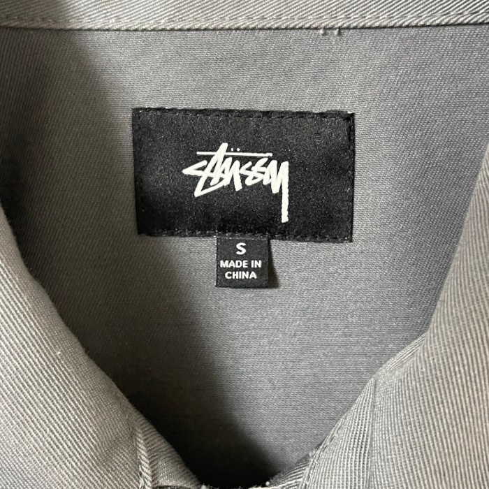stussy ステューシー ワークジャケット 刺繍ロゴ ワンポイントロゴ | Vintage.City 古着屋、古着コーデ情報を発信