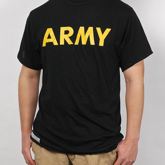 アメリカ軍 U.S.ARMY ブラック 後期型 APFU トレーニングTシャツ USED T45BU- | Vintage.City 빈티지숍, 빈티지 코디 정보