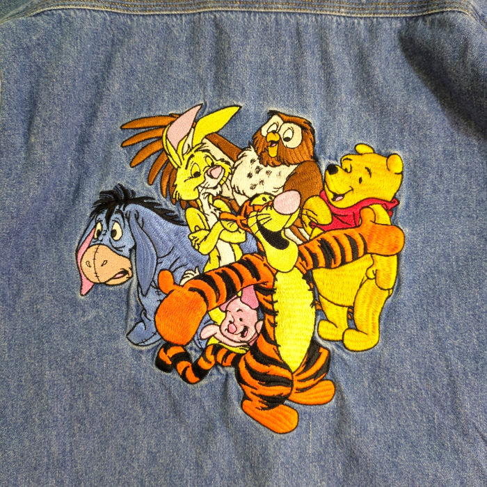 [007]90s ディズニー Disney 刺繍コットンシャツ くまのプーさん S | Vintage.City 빈티지숍, 빈티지 코디 정보