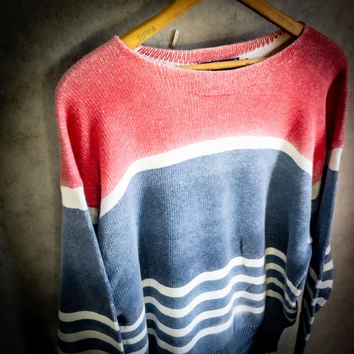 “春空淡桜” Polo by Ralph Lauren 2 color cotton sweater | Vintage.City 古着屋、古着コーデ情報を発信