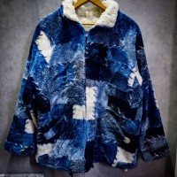 Vintage Fleece Jacket patch work design | Vintage.City 古着屋、古着コーデ情報を発信