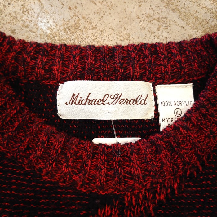 MICHAEL GERARD design acrylic knit | Vintage.City 빈티지숍, 빈티지 코디 정보