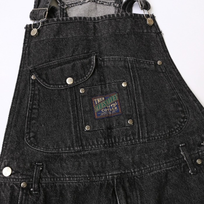90年代 90's  オーバーオール デニム ブラック BLUES ALLEY by COLTER Lサイズ メンズ 古着【UR-0237】 | Vintage.City Vintage Shops, Vintage Fashion Trends