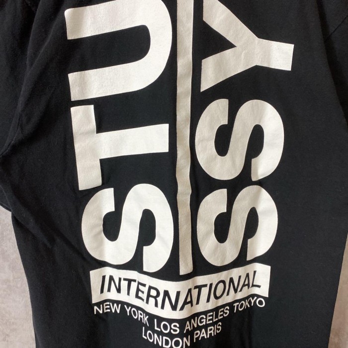 STUSSY big logo backprint T-shirt size M 配送A ステューシー　ビッグロゴ　バックプリントTシャツ　sk8 | Vintage.City 古着屋、古着コーデ情報を発信