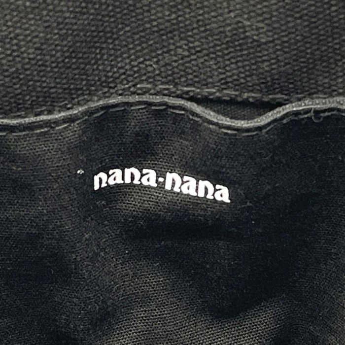 NANA-NANA ナナナナ ショルダーバッグ DUAL MINI キャンバス ブラック ホワイト | Vintage.City 古着屋、古着コーデ情報を発信