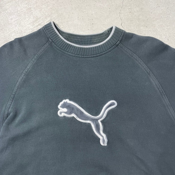 90年代 PUMA プーマ スウェットシャツ  フロントロゴ 刺繍 メンズM相当 | Vintage.City 빈티지숍, 빈티지 코디 정보