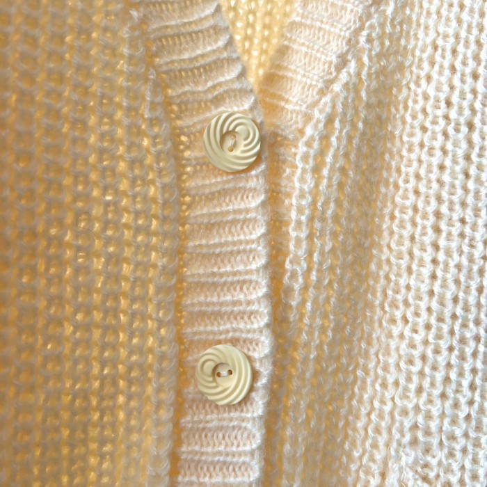 Vintage Design Button Knit Cardigan | Vintage.City 古着屋、古着コーデ情報を発信