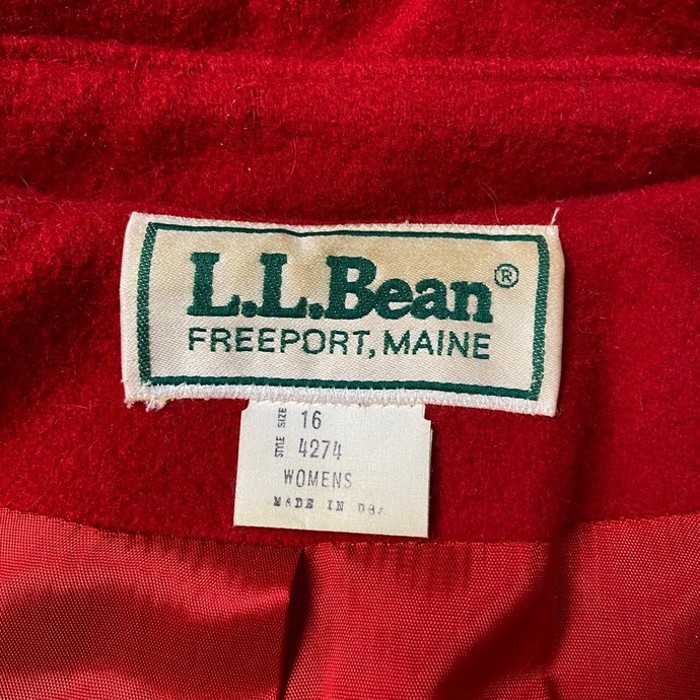80～90年代 USA製 L.L.Bean エルエルビーン ウール ピーコート Pコート  レディースXL相当 | Vintage.City 古着屋、古着コーデ情報を発信