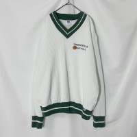90's USA Russell V-Neck Pullover | Vintage.City 古着屋、古着コーデ情報を発信