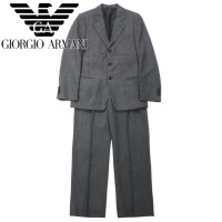 GIORGIO ARMANI イタリア製 3B スーツ セットアップ 44 グレー ウール | Vintage.City 古着屋、古着コーデ情報を発信
