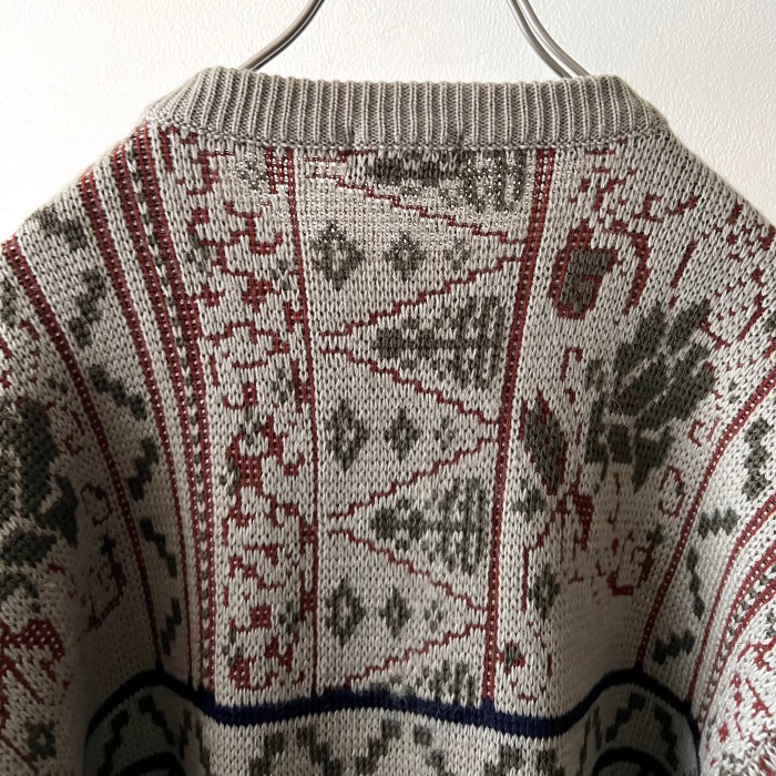 80-90's Pattern Knit Sweater | Vintage.City 古着屋、古着コーデ情報を発信