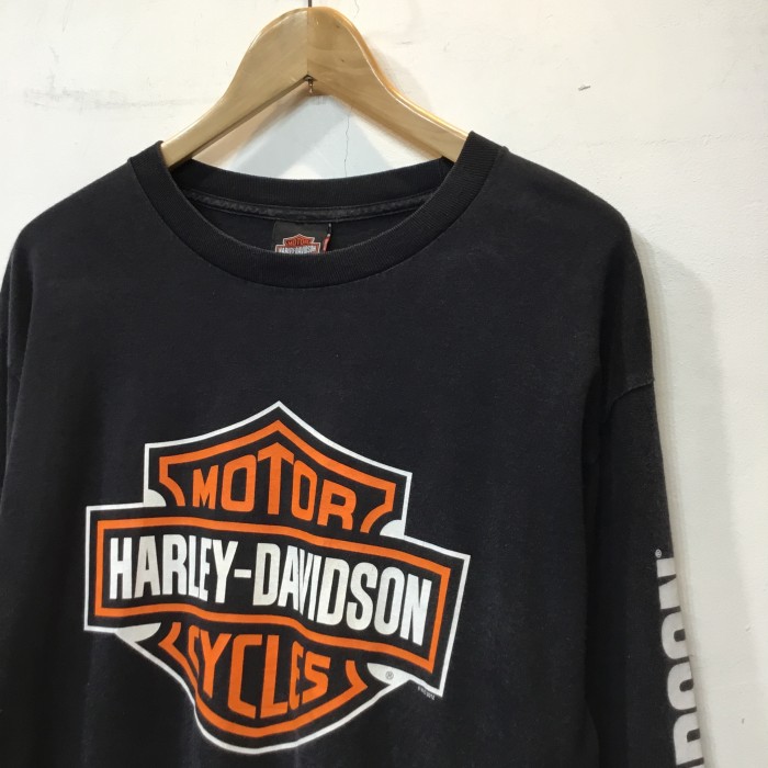 Harley Davidson ハーレーダビッドソン ハーレーTシャツ ハーレーロンT ロングスリーブTシャツ バイクT バイカーT 古着 gr-88 | Vintage.City 빈티지숍, 빈티지 코디 정보