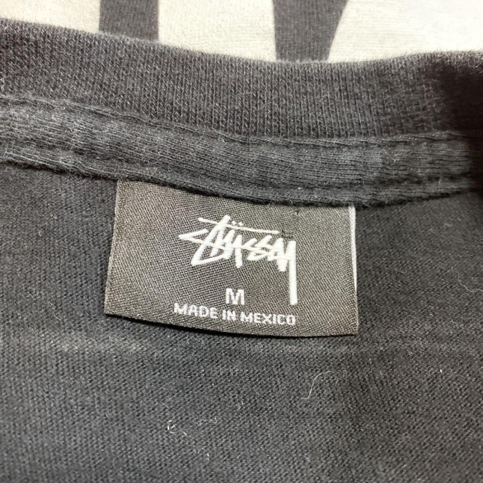 STUSSY big logo backprint T-shirt size M 配送A ステューシー　ビッグロゴ　バックプリントTシャツ　sk8 | Vintage.City 빈티지숍, 빈티지 코디 정보