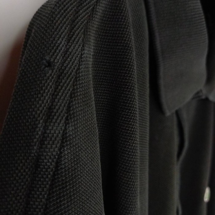 ラコステ　ポロシャツ　半袖　L1212　刺繍ロゴ　シェル　ユーロ古着　ブラック　XL | Vintage.City 빈티지숍, 빈티지 코디 정보