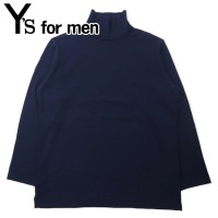 Y's for men タートルネック ハイゲージ ニット セーター XL ネイビー ウール MS-T18-130 日本製 | Vintage.City 古着屋、古着コーデ情報を発信