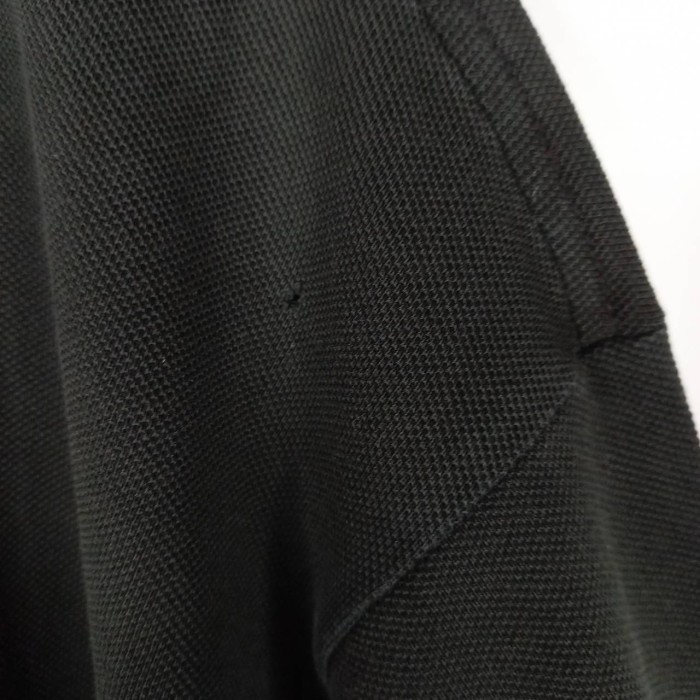 ラコステ　ポロシャツ　半袖　L1212　刺繍ロゴ　シェル　ユーロ古着　ブラック　XL | Vintage.City 빈티지숍, 빈티지 코디 정보