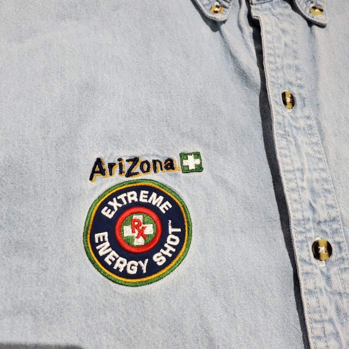 Arizona beverage co アリゾナビバレッジ デニムシャツ古着bd | Vintage.City 古着屋、古着コーデ情報を発信