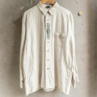 “墺古民装” Beautiful embroidery tyrolean shirt | Vintage.City 빈티지숍, 빈티지 코디 정보