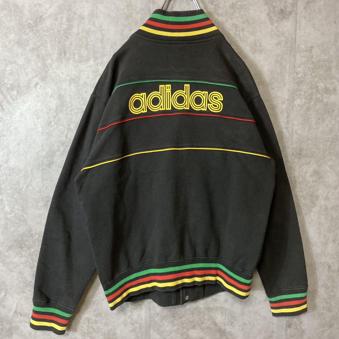 adidas raster color snap track jacket size M 配送A