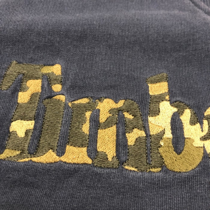 Timberland/Logo Embroidery Sweat/Turkey製/L/刺繍ロゴ/スウェット/ネイビー/カモフラ/ティンバーランド/古着/中古 | Vintage.City 古着屋、古着コーデ情報を発信