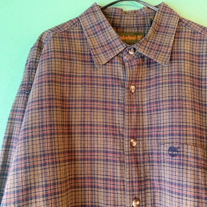 00s Timberland コットン チェックシャツ | Vintage.City 빈티지숍, 빈티지 코디 정보