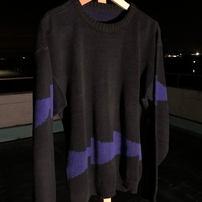 Yazirushi cotton knit | Vintage.City 빈티지숍, 빈티지 코디 정보