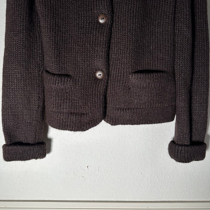 agnes b. Alpaca knit jacket | Vintage.City 古着屋、古着コーデ情報を発信