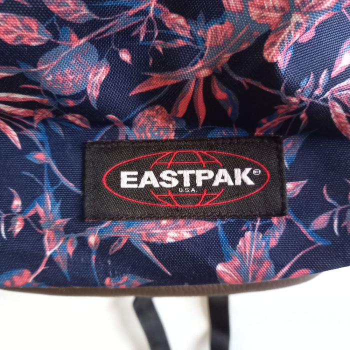 EASTPAK イーストパック カジュアル デイパック 花柄 レザー ネイビー | Vintage.City 古着屋、古着コーデ情報を発信