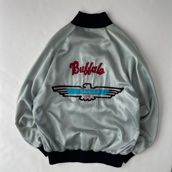 80's Buffalo USA Satin Fabric Jacket サテンジャケット | Vintage.City