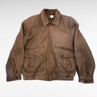 ROUNDTREE&YORKE single leather jacket | Vintage.City 古着屋、古着コーデ情報を発信