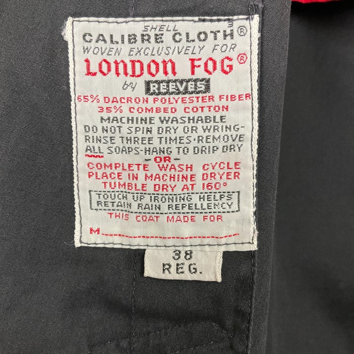70年代 70s London Fog ロンドンフォグ ステンカラーコート スプリングコート メンズ 38R 古着 ヴィンテージ ビンテージ ブラック 黒【f240208012】 | Vintage.City 古着屋、古着コーデ情報を発信