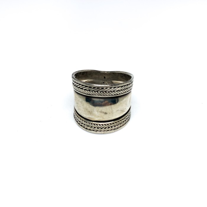 Vintage silver 925 handmade wide design ring | Vintage.City 古着屋、古着コーデ情報を発信