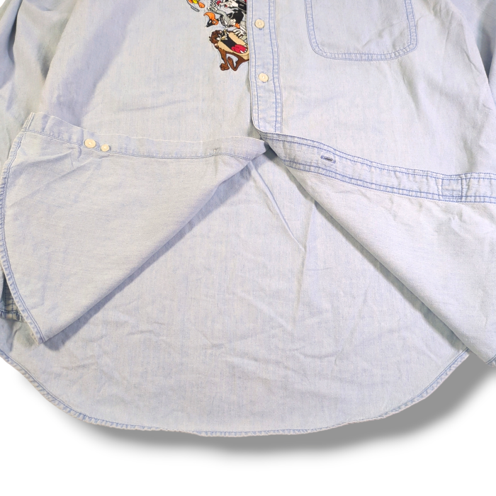 [100]90s ワーナー・ブラザース ルーニーテューンズ コットンシャツ S | Vintage.City 古着屋、古着コーデ情報を発信