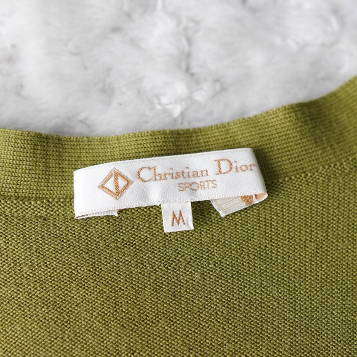 Christian Dior / クリスチャンディオール カーディガン 1990年代製 / ロゴ刺繍 Sサイズ相当 | Vintage.City 빈티지숍, 빈티지 코디 정보