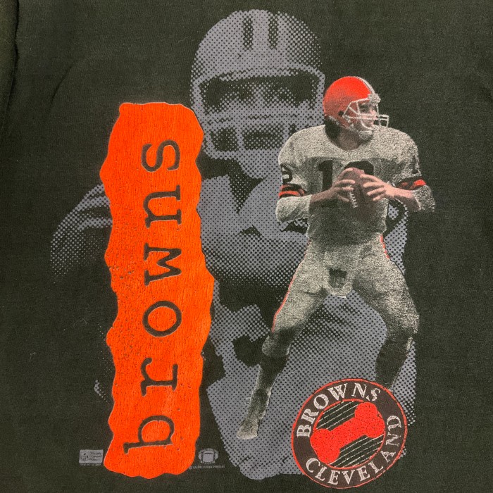 USA製 90年代 90s BROWNS CLEVELAND NFL チーム プリント Tシャツ 古着 アメフト ブラック 黒 メンズL  シングルステッチ ブラック 黒【f240219005】 | Vintage.City 古着屋、古着コーデ情報を発信