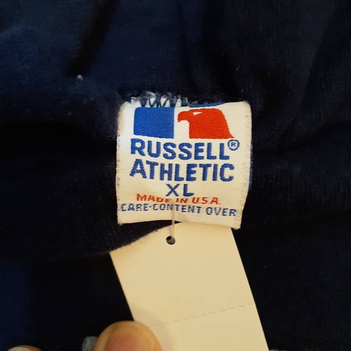 90s RUSSELL ATHLETIC wappen sweat parka(made in USA) | Vintage.City 古着屋、古着コーデ情報を発信