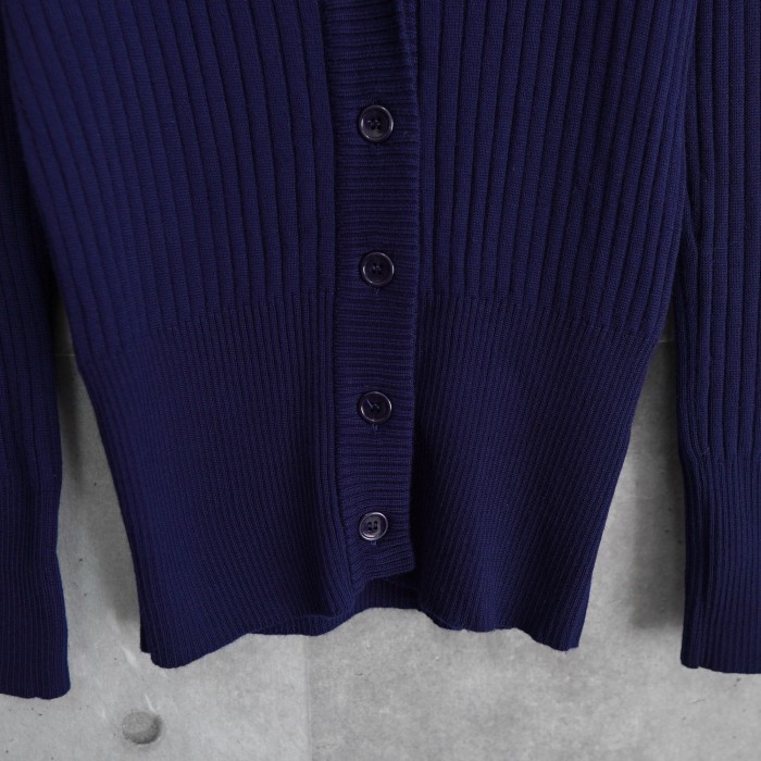Yves Saint Laurent / イヴ・サンローラン カーディガン リブ編み / 1990年代製 Sサイズ相当 | Vintage.City 古着屋、古着コーデ情報を発信