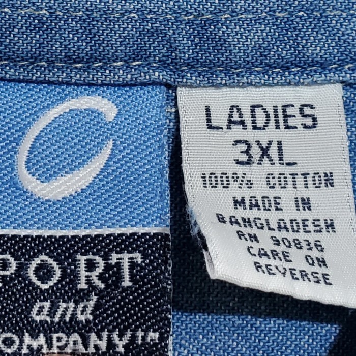 port&company ポートアンドカンパニー デニムジーンズシャツ 古着企業 | Vintage.City 古着屋、古着コーデ情報を発信