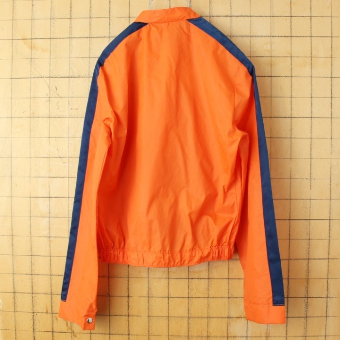 70s 80s FRANCE PUMA プーマ ナイロン ジップアップ ジャケット メンズS オレンジ ヨーロッパ古着 | Vintage.City 古着屋、古着コーデ情報を発信