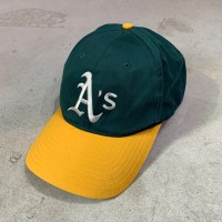 90s ATHLETICS オークランドアスレチックス　キャップ　緑　MLB野球 | Vintage.City 古着屋、古着コーデ情報を発信