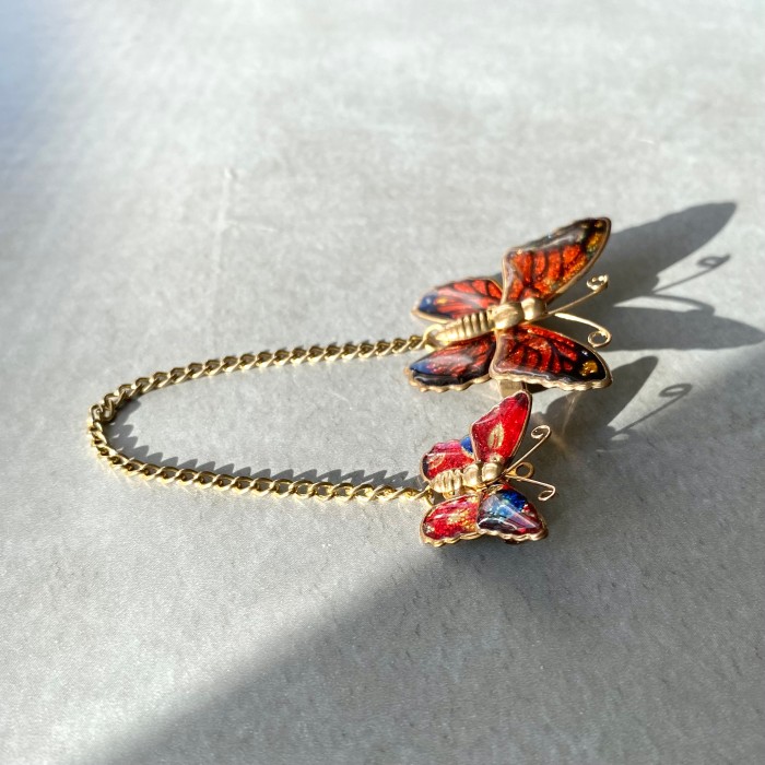 Vintage 70s〜80s USA retro twin red butterfly brooch レトロ ヴィンテージ ツイン 赤い蝶々 ブローチ | Vintage.City Vintage Shops, Vintage Fashion Trends
