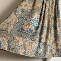 rose & paisley tuck skirt 〈レトロ古着 薔薇&ペイズリー柄 タックスカート 日本製〉 | Vintage.City 古着屋、古着コーデ情報を発信