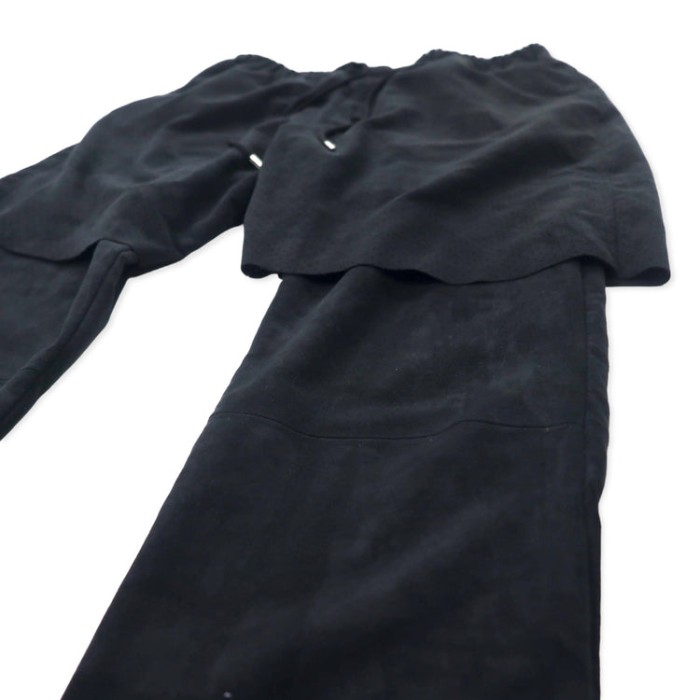 Sasquatch Fabrix フェイクスエードレザー レイヤードパンツ M ブラック ポリエステル 16AW-PA-007 日本製 | Vintage.City 古着屋、古着コーデ情報を発信