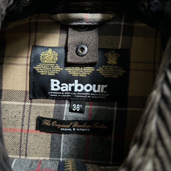 barbour バブアー オイルドコートジャケット グレー 36 | Vintage.City 古着屋、古着コーデ情報を発信