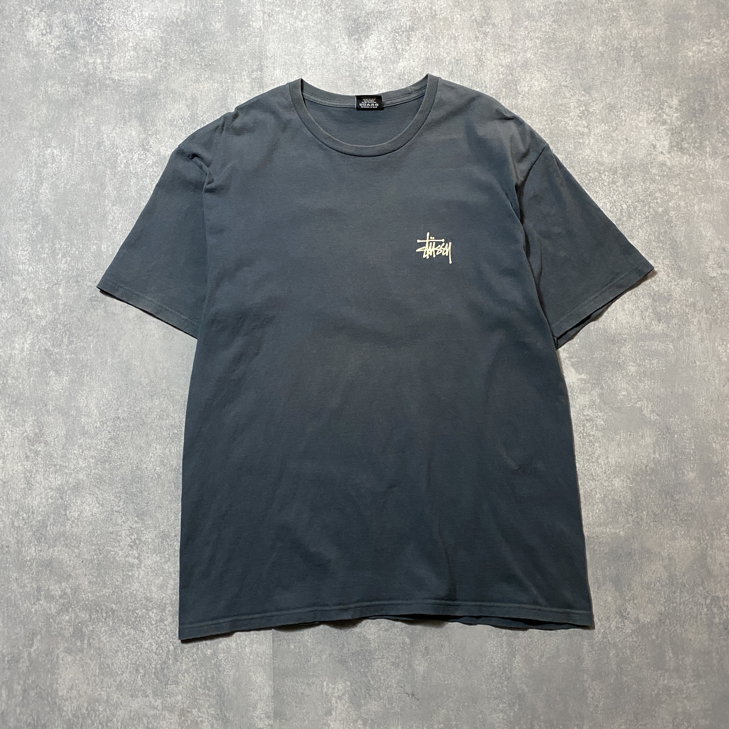 stussy ステューシー ショーンフォト バックプリント ネイビー T