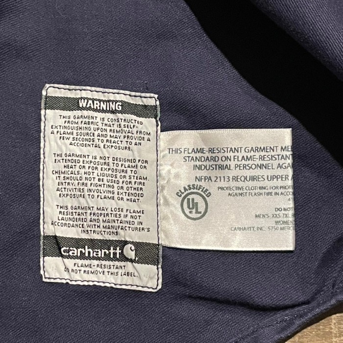carhartt カーハート　企業系　刺繍ロゴ　ワークシャツ　FRシリーズ　C733 | Vintage.City 古着屋、古着コーデ情報を発信