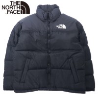 THE NORTH FACE ヌプシ ダウンジャケット 700フィルパワー M ブラック ナイロン ロゴ刺繍 フード収納式 US規格 | Vintage.City 古着屋、古着コーデ情報を発信